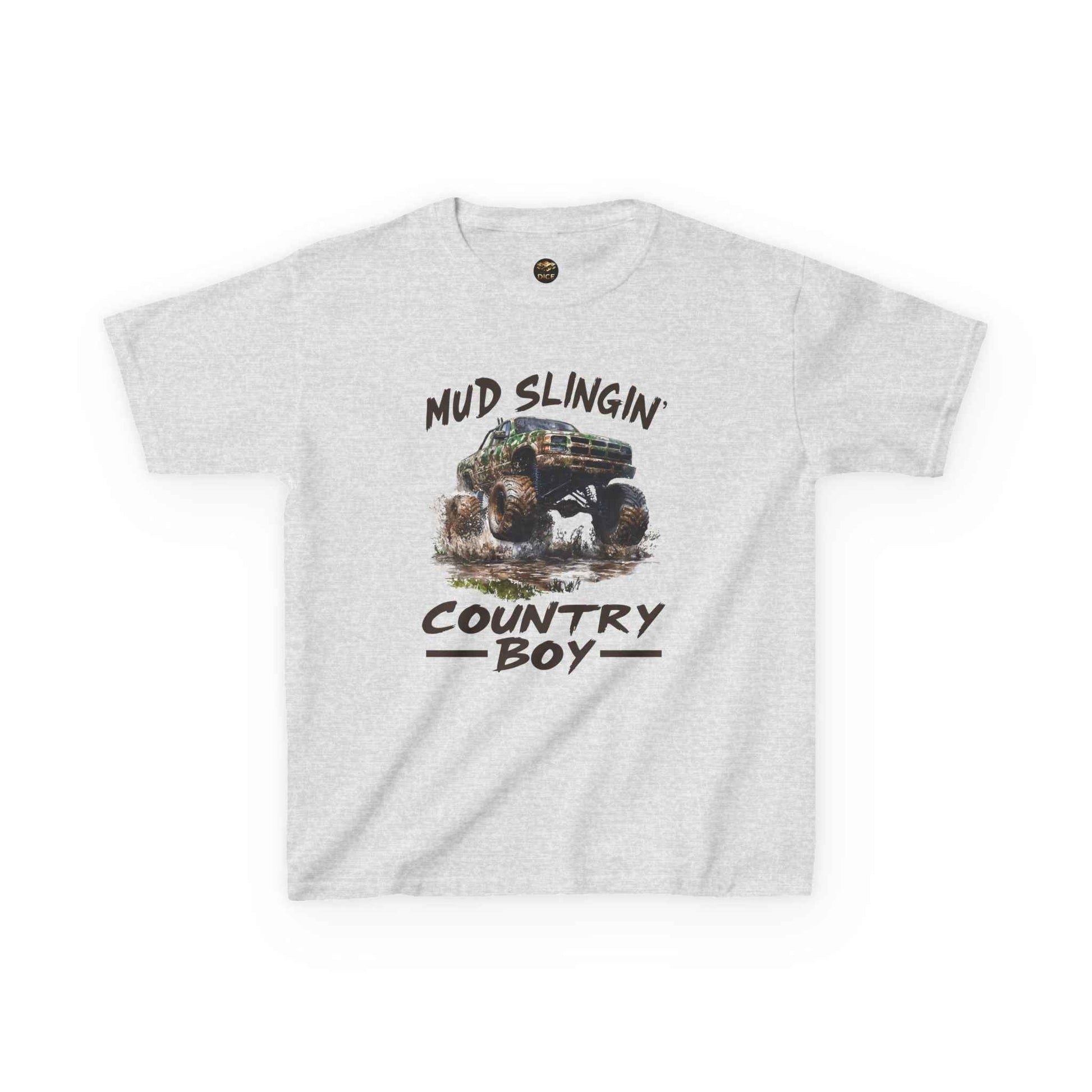 Mud Slingin' Country Boy Kids Tee