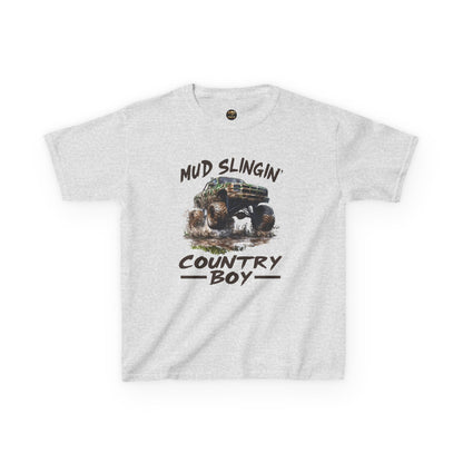 Mud Slingin' Country Boy Kids Tee