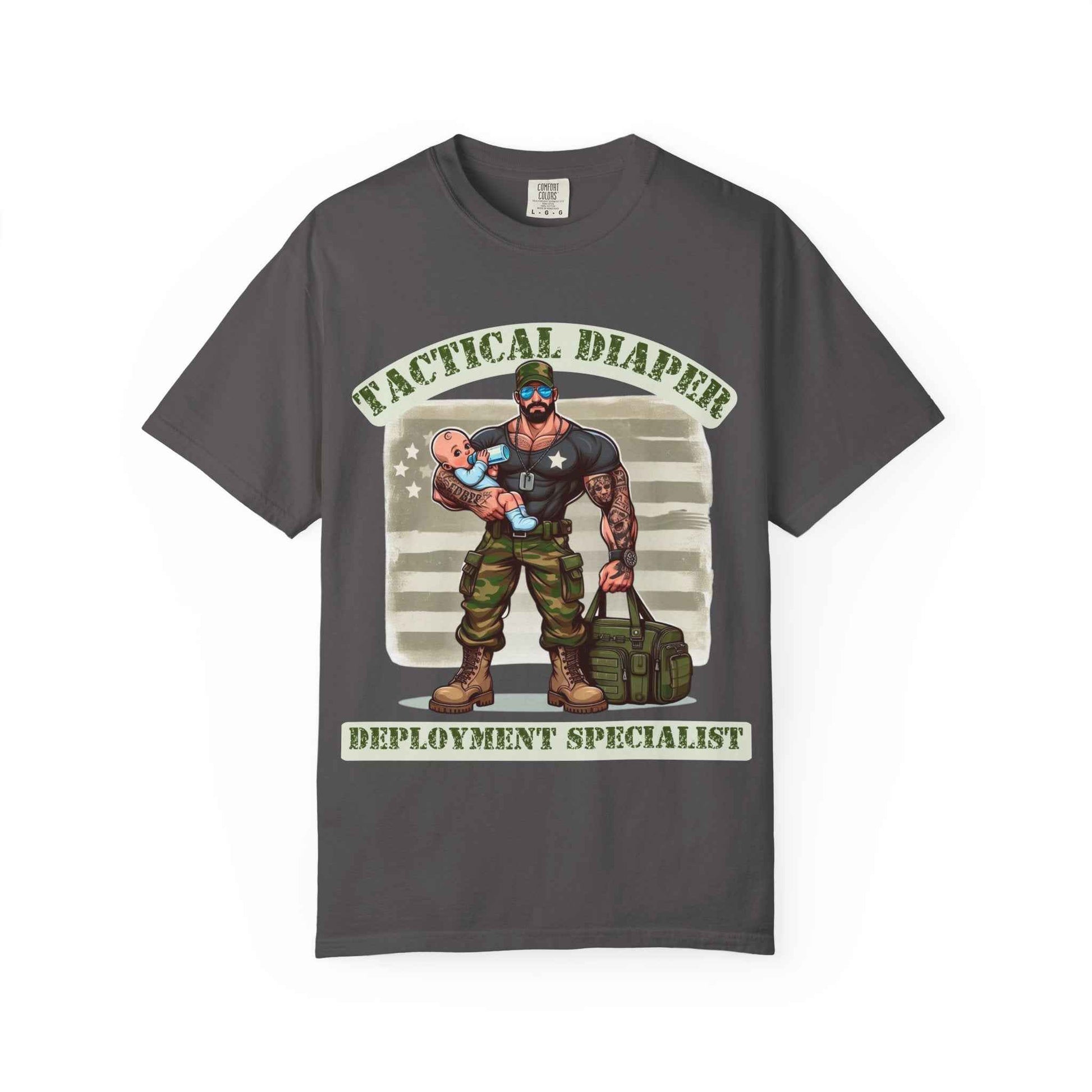 Tactical Dad Tshirt - Green Text