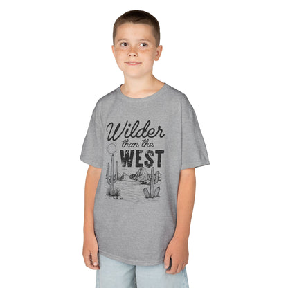 Adventurous Kids Cotton Tee - Wilder than the West
