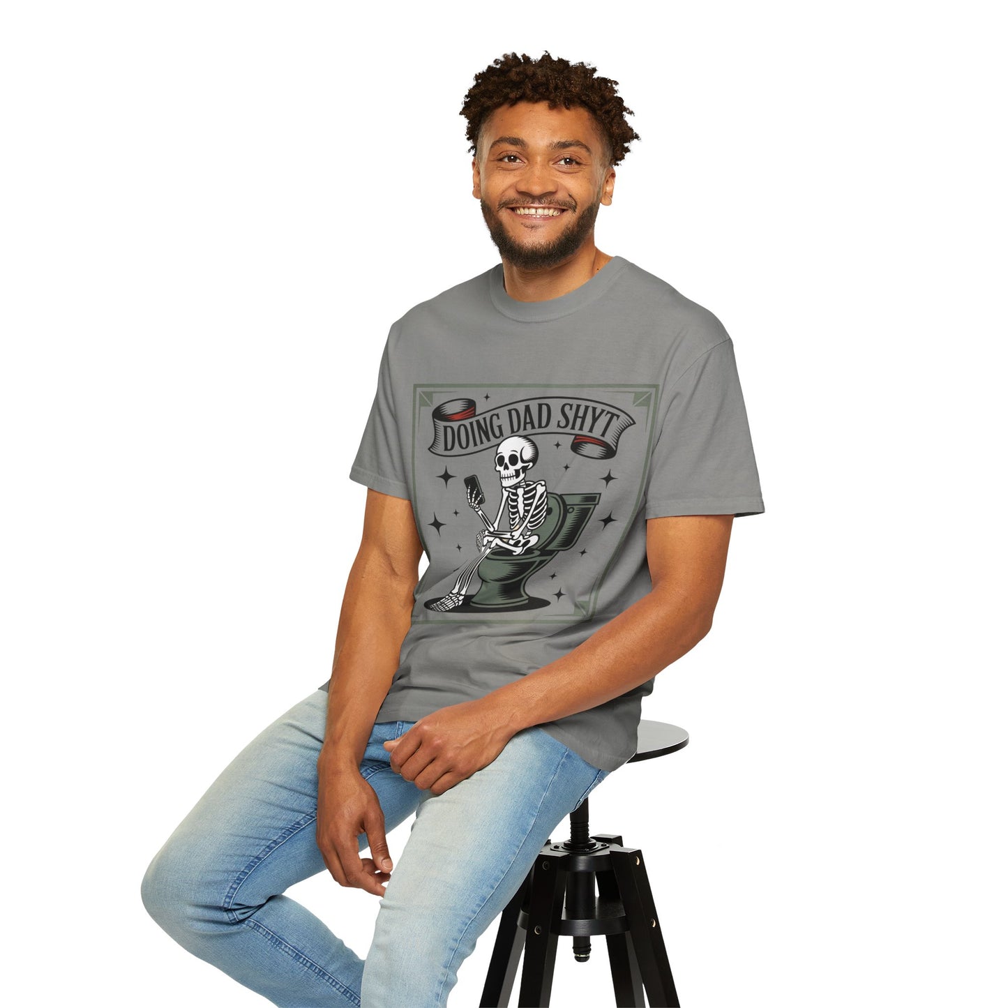 Funny Skeleton Dad T-Shirt – Doing Dad Shyt