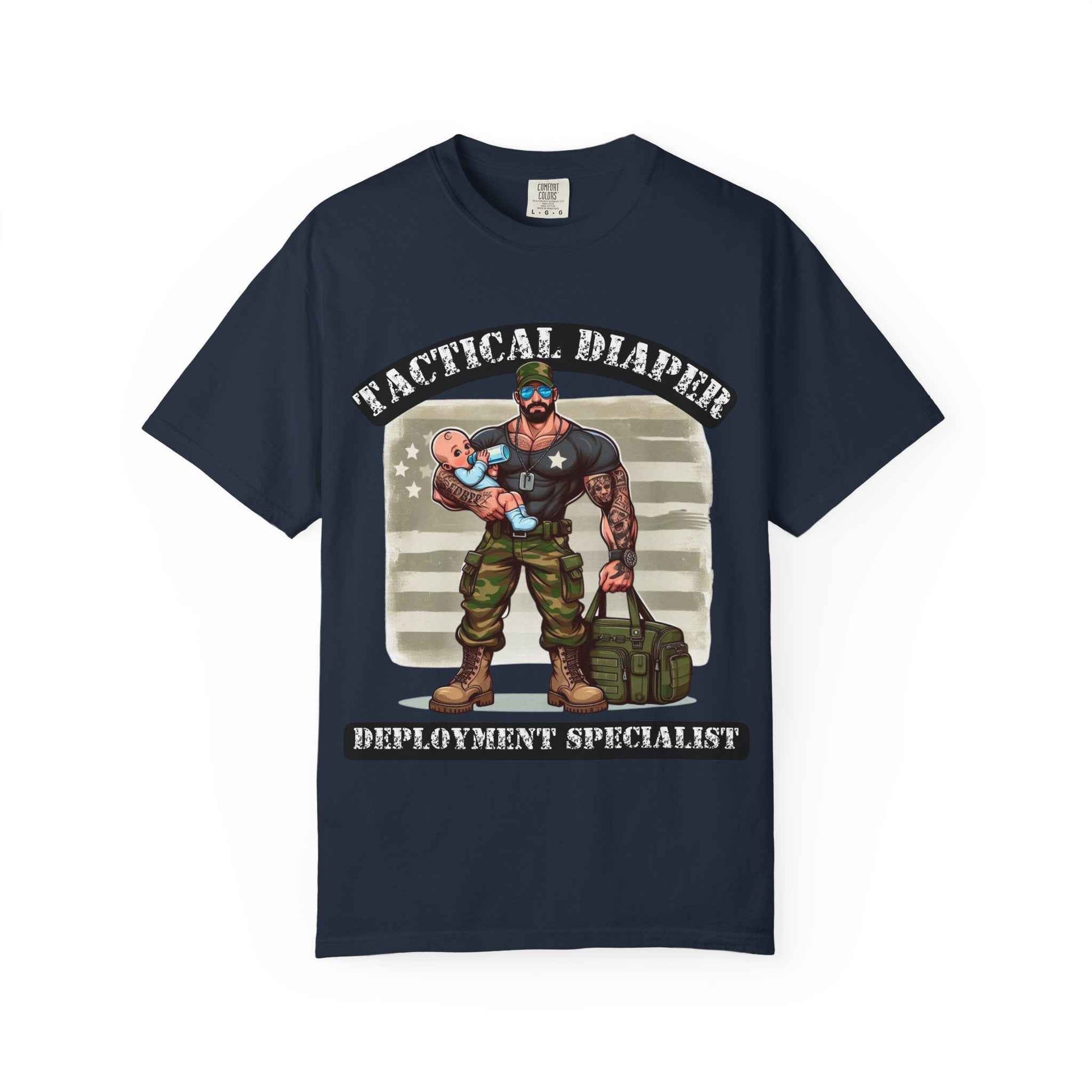 Tactical Dad T-Shirt - Black/White text