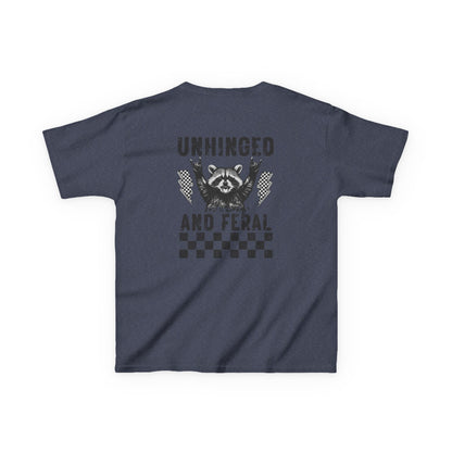Unhinged & Feral Raccoon big Kids Tee