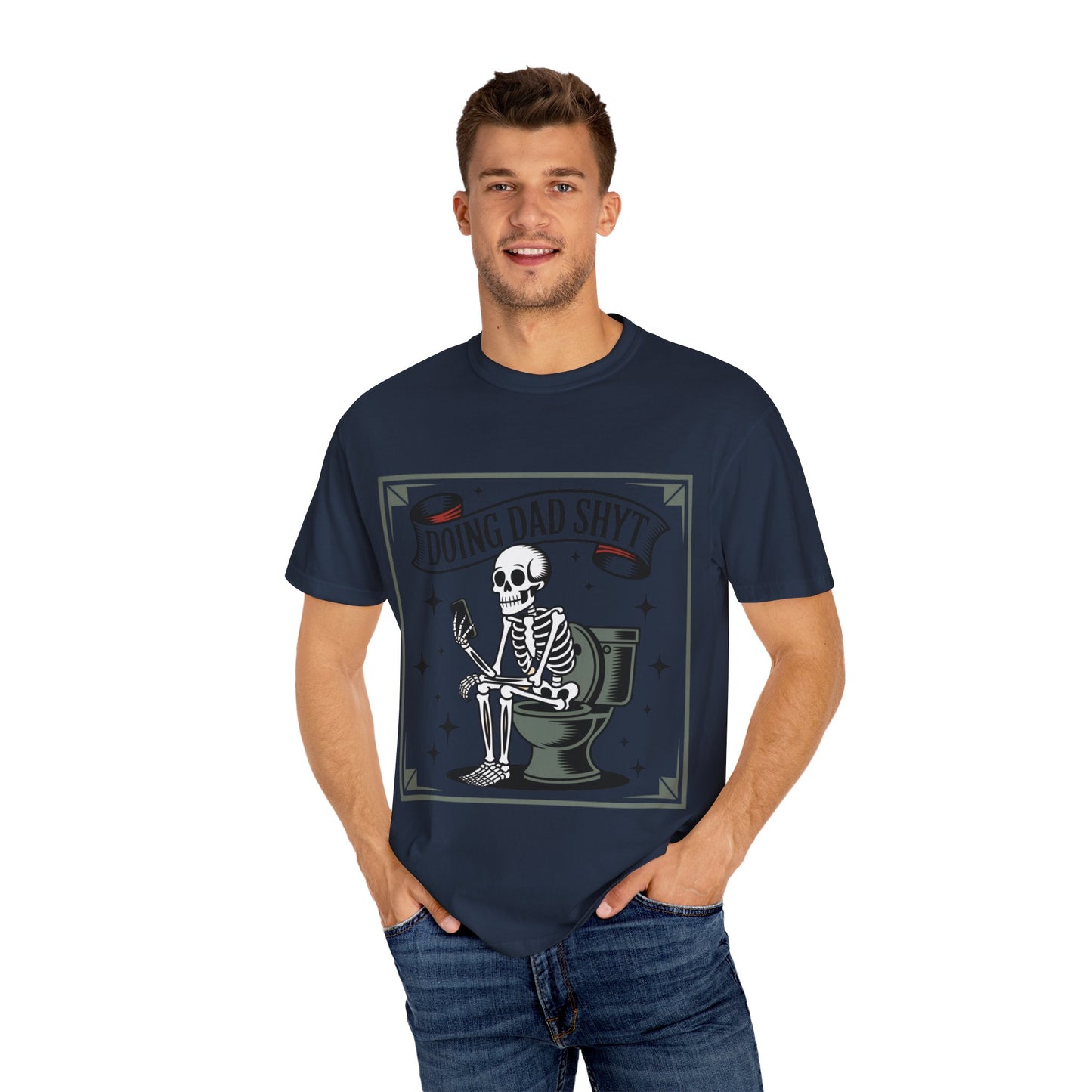Funny Skeleton Dad T-Shirt – Doing Dad Shyt
