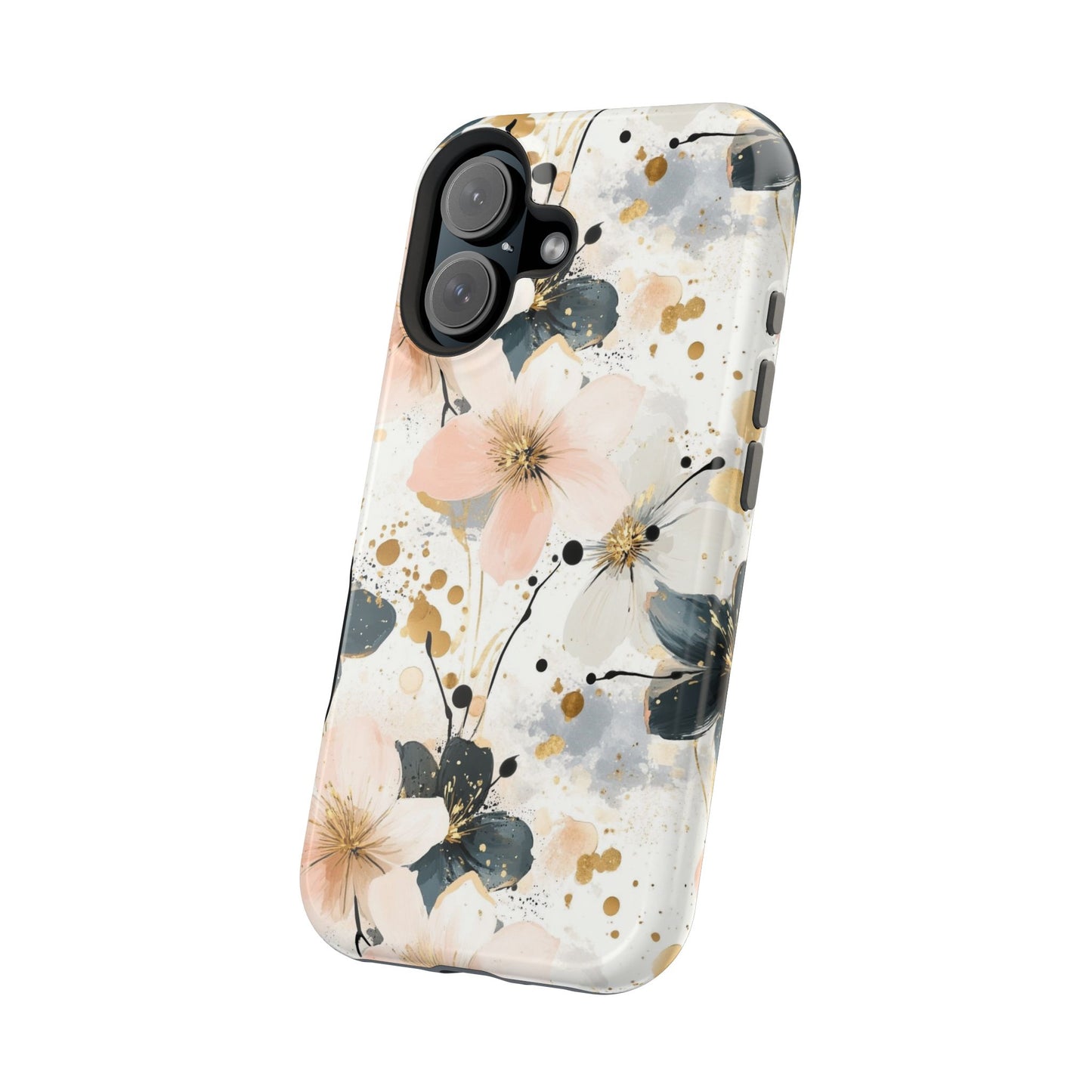 Flower Pattern Magnetic Tough Cases