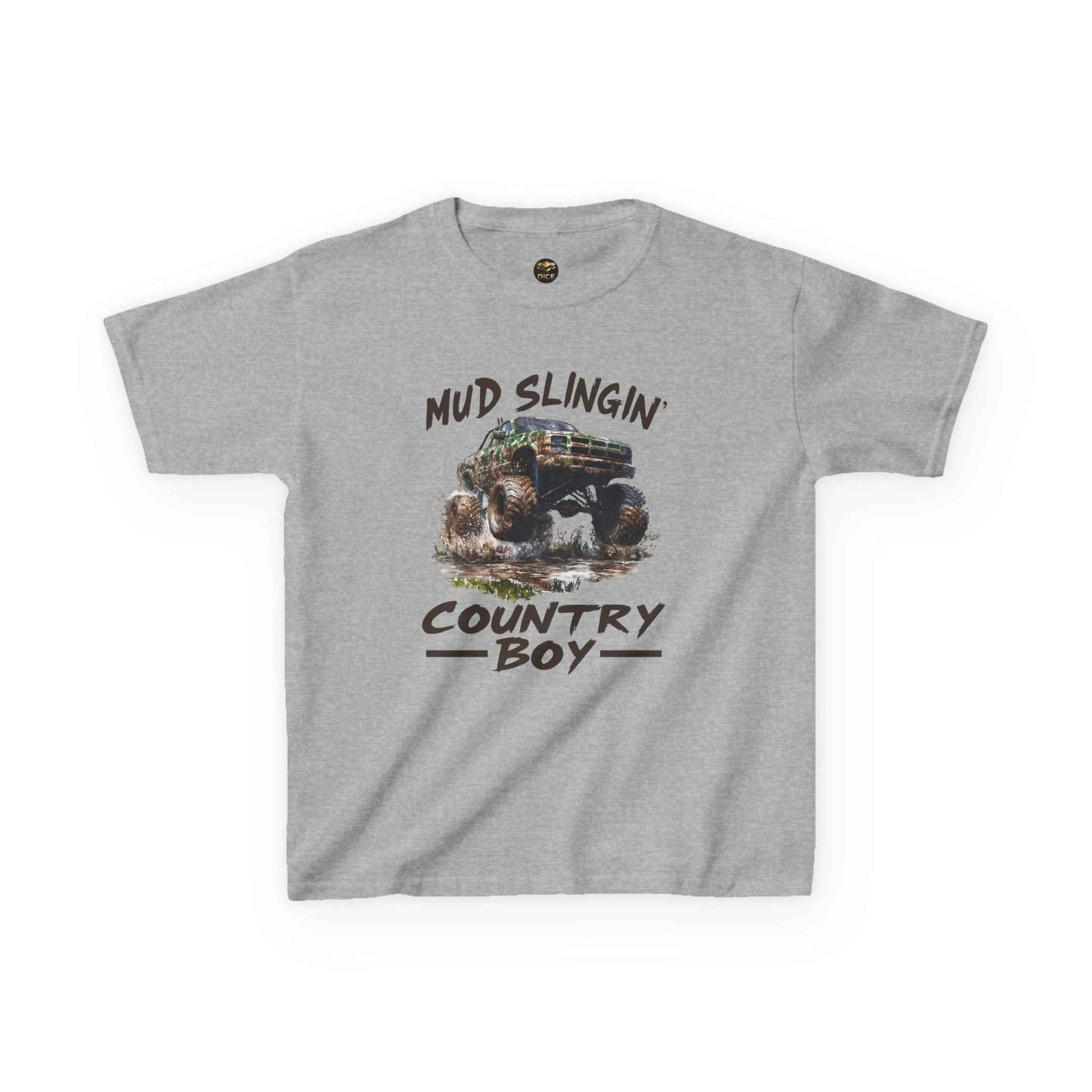 Mud Slingin' Country Boy Kids Tee