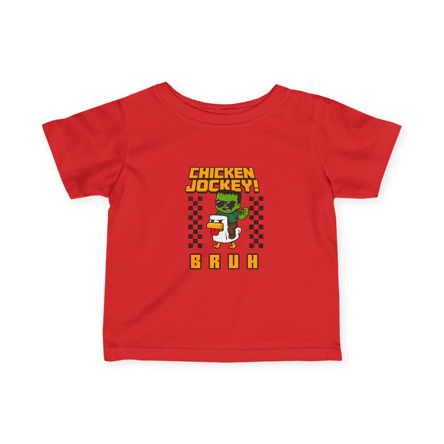 Funny Infant - Chicken Jockey Bruh T-Shirt