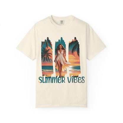 Summer Vibes Brush Stroke- Puerto Rico Beach Days & Vacation