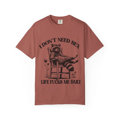 Funny Raccoon Graphic T-shirt