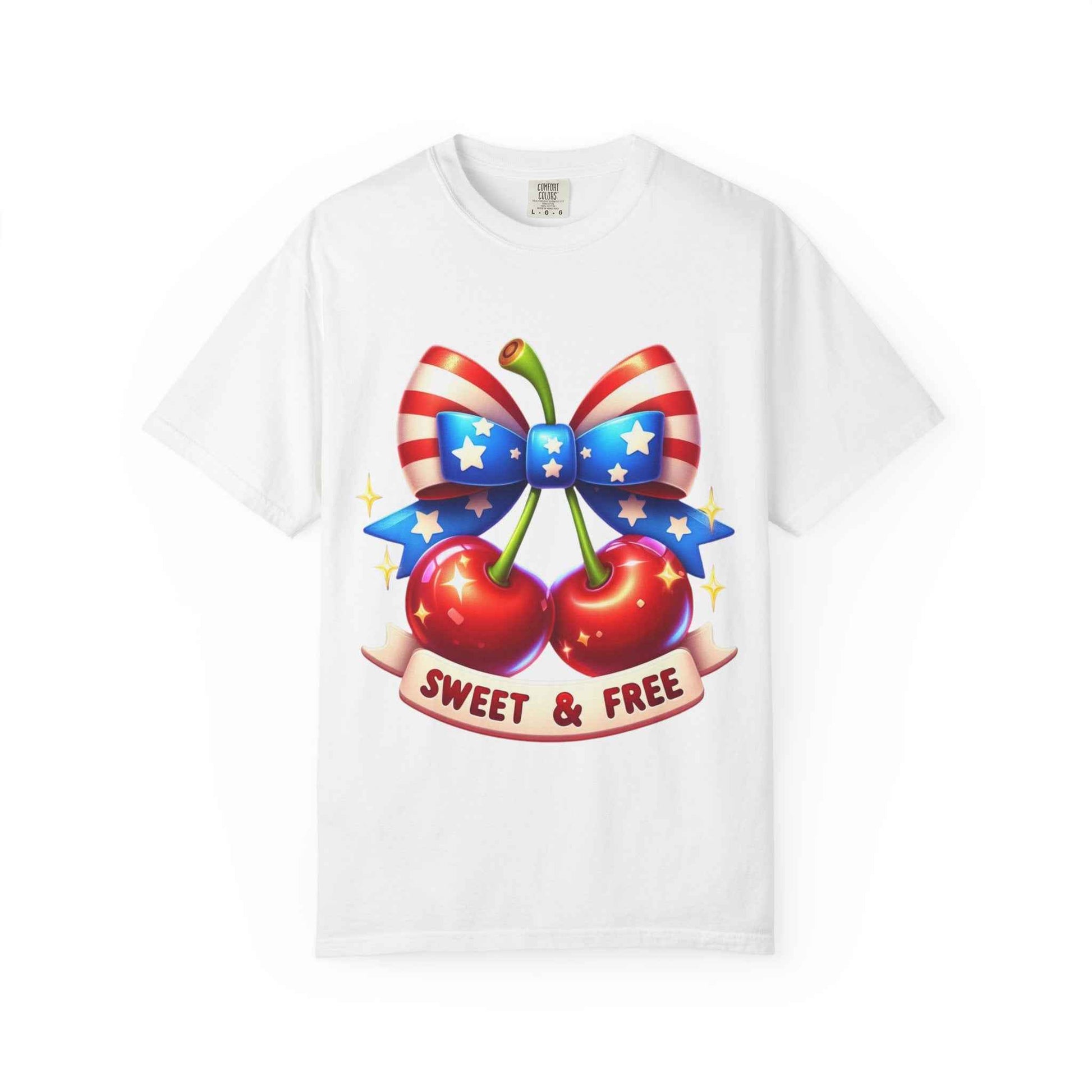 Sweet & Free Patriotic Cherry T-Shirt