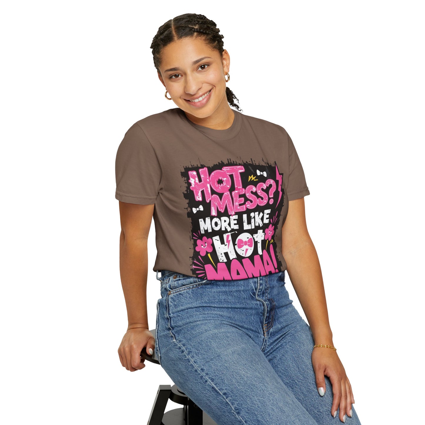 Hot Mama Graphic Unisex T-Shirt - Fun Casual Wear for Moms
