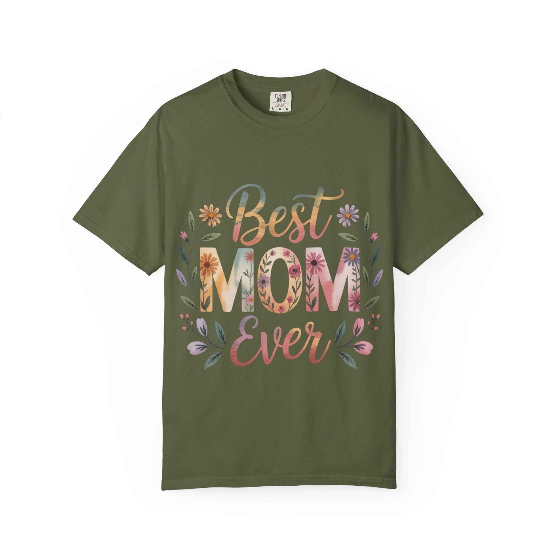 Floral Best Mom Ever T-Shirt