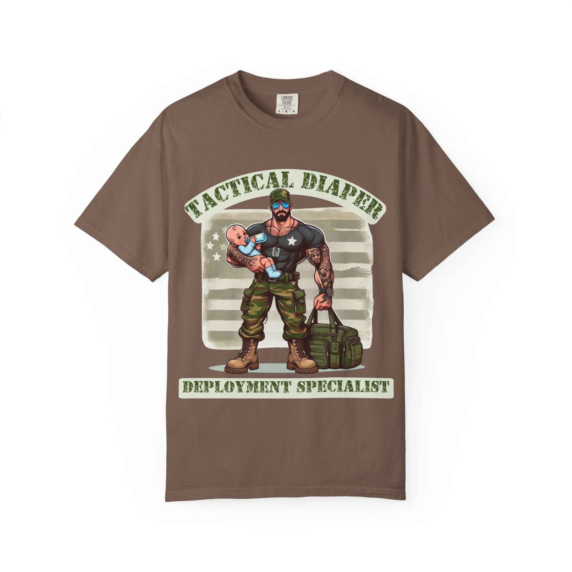 Tactical Dad Tshirt - Green Text