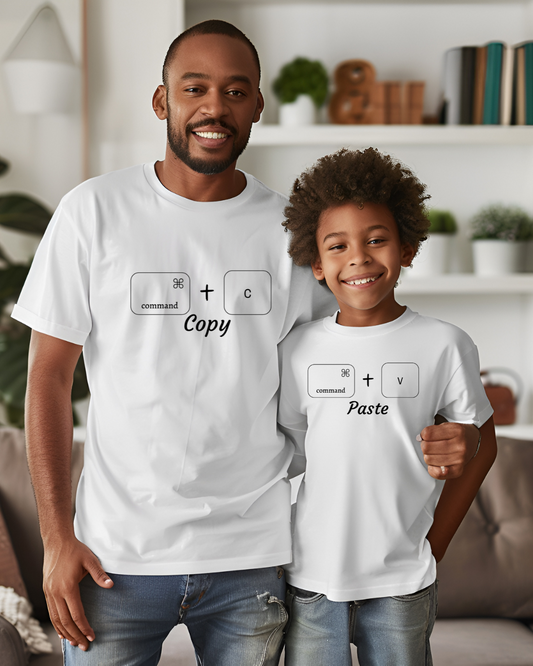 Command + C Copy T-Shirt (black border)