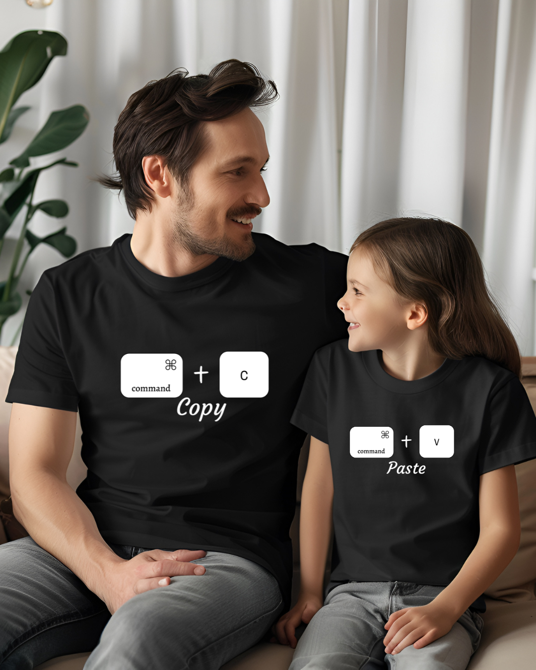 Kids Command + V - Paste (white)