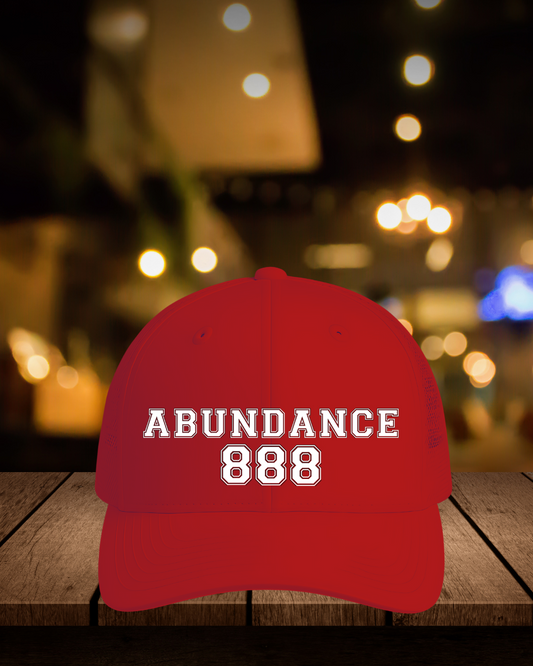 Snapback Trucker Cap with 'Abundance 888'