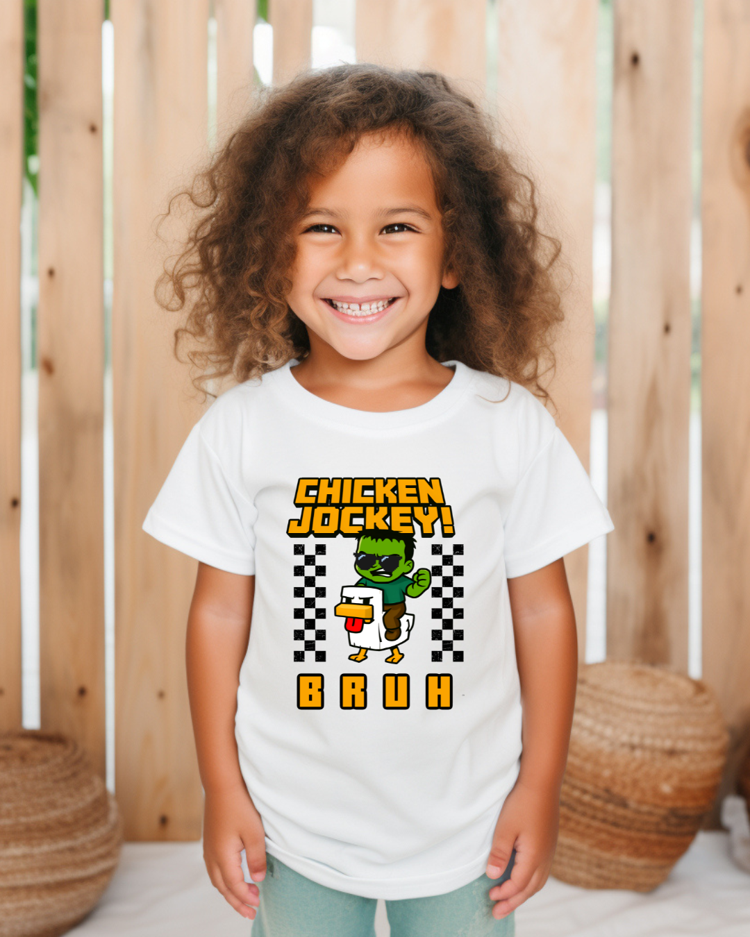Funny Infant - Chicken Jockey Bruh T-Shirt