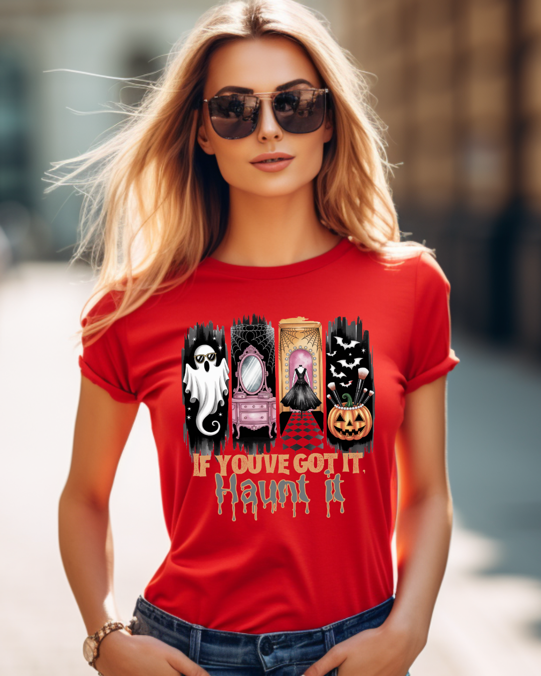 If You've Got It Haunt it Halloween Ghostly Vibes Shirt