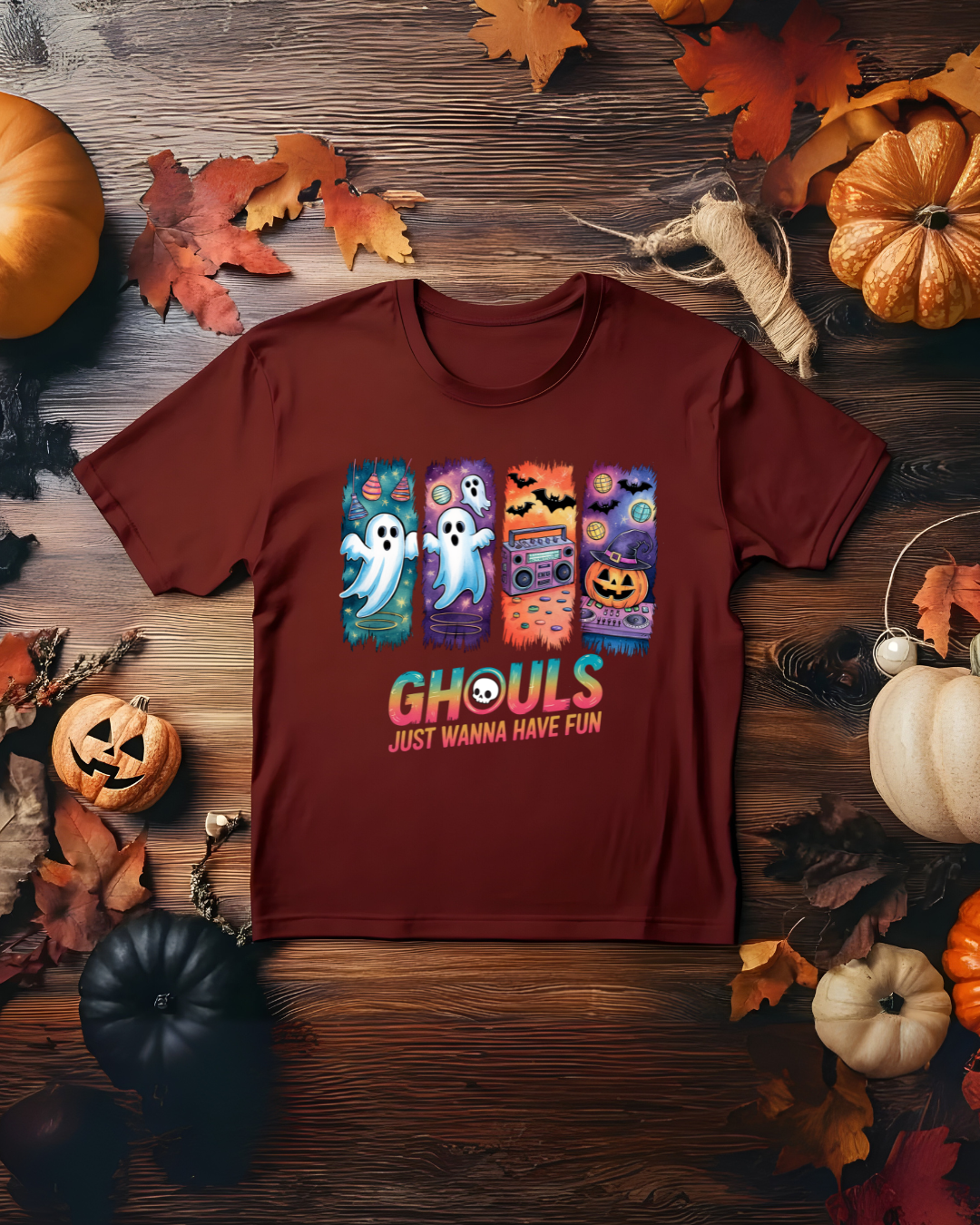 Halloween Ghouls Just want to have fun T-Shirt