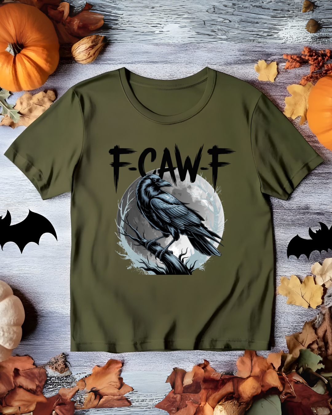 Mystical Raven F-CAW-F Graphic Tee, Unisex T-Shirt for Nature Lovers