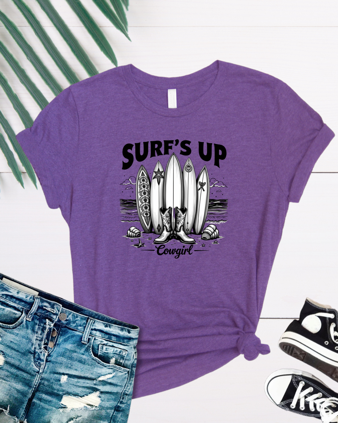 Beach Vibes Unisex Tee, Surf's Up Graphic T-Shirt