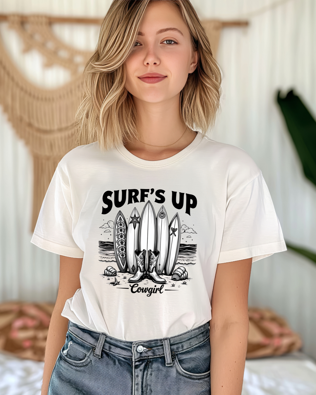 Beach Vibes Unisex Tee, Surf's Up Graphic T-Shirt