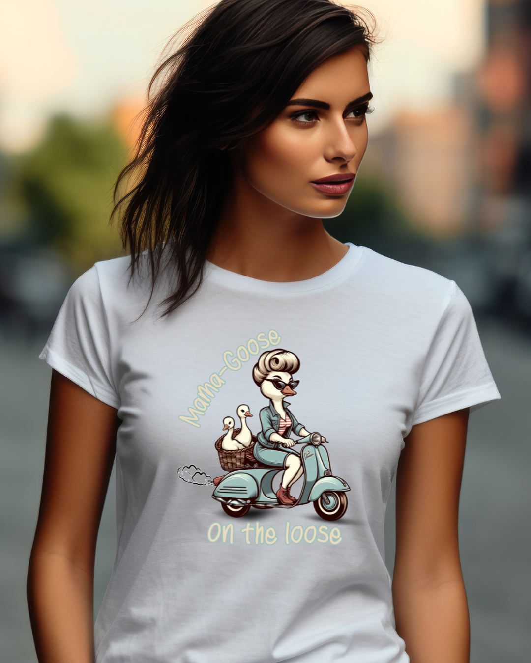 Sassy Mama Goose T-Shirt - Designs By Dice