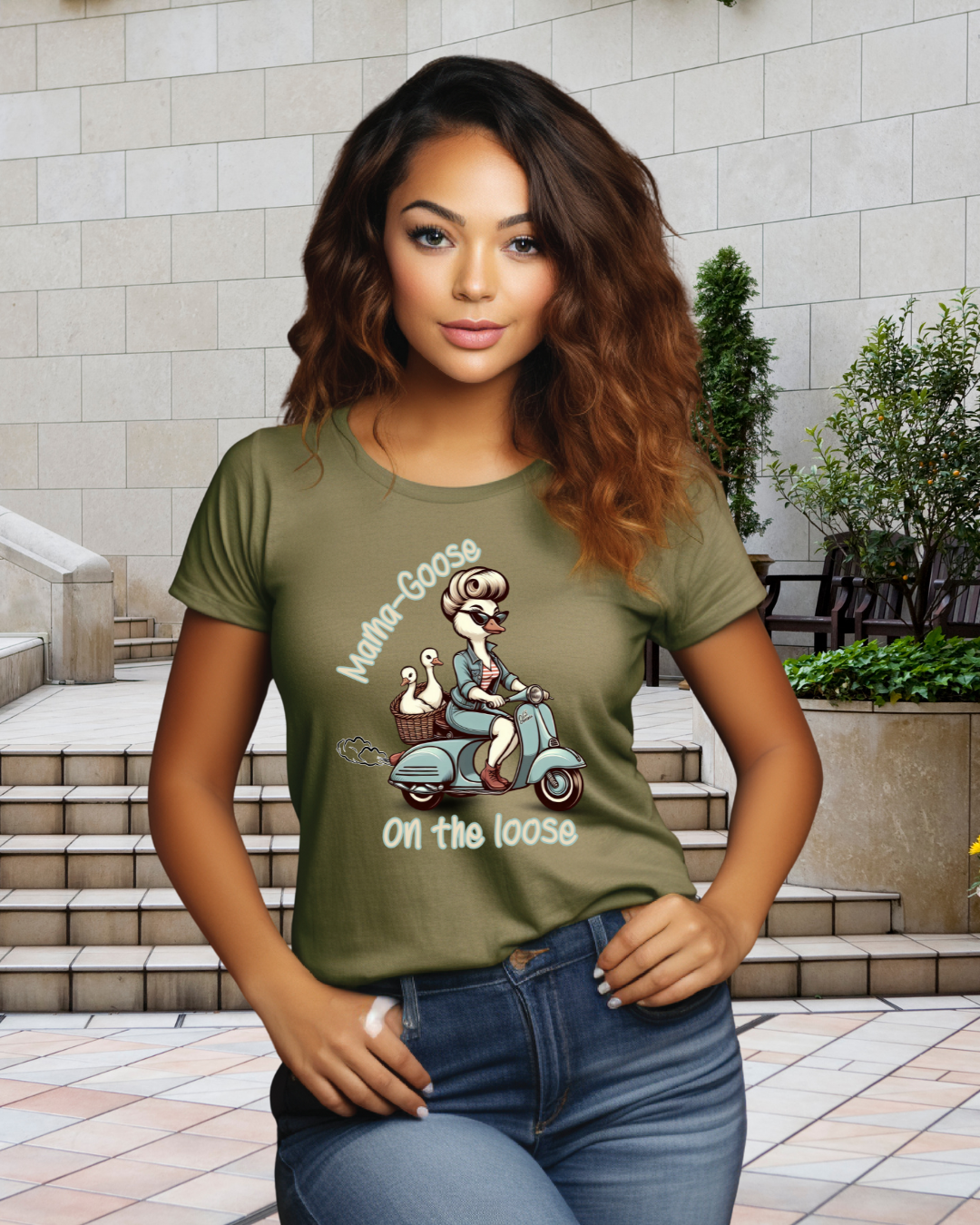 Sassy Mama Goose T-Shirt - Designs By Dice