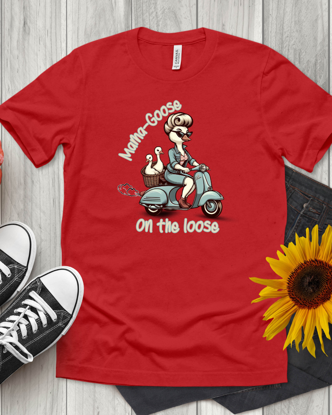 Sassy Mama Goose T-Shirt - Designs By Dice