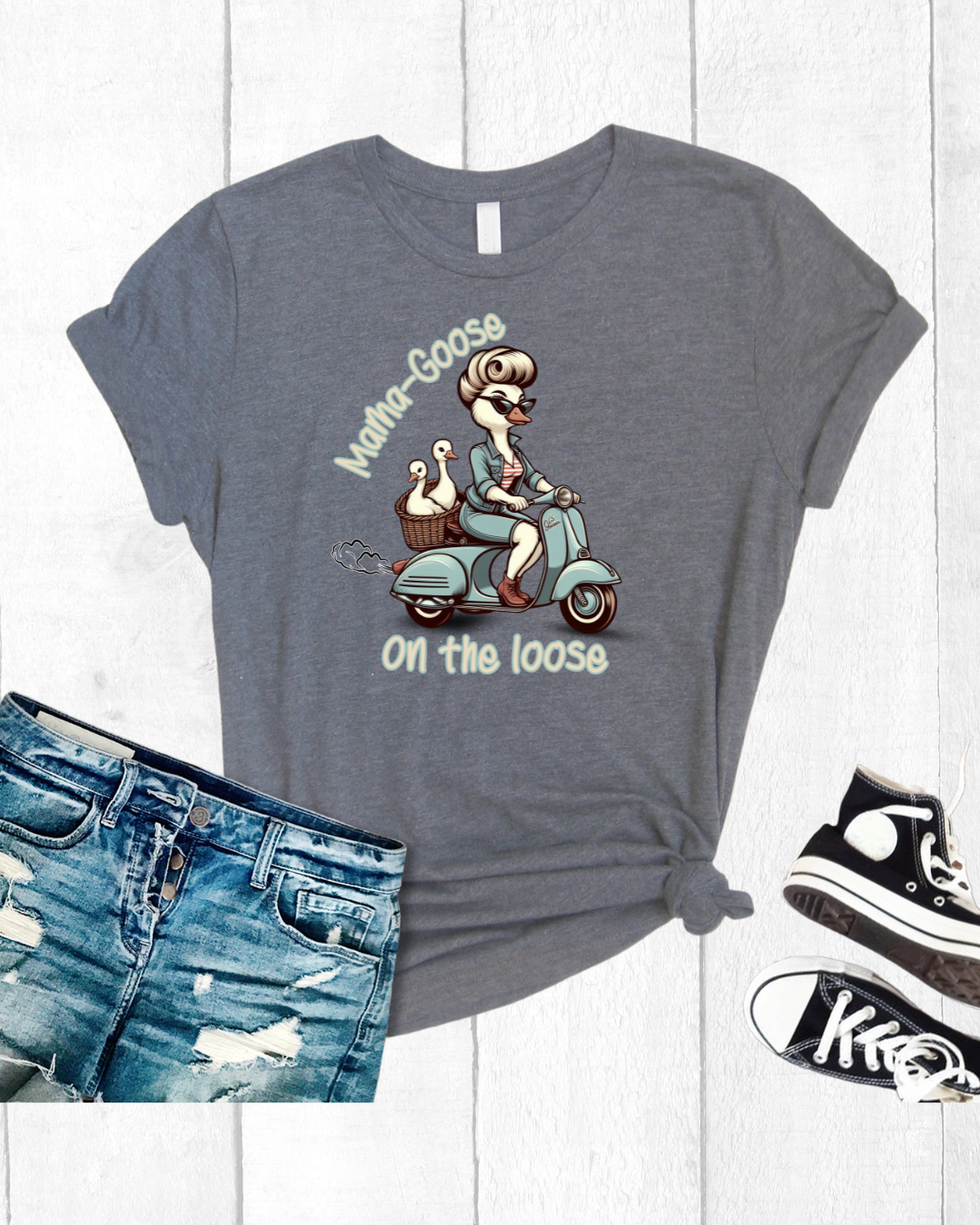 Sassy Mama Goose T-Shirt - Designs By Dice