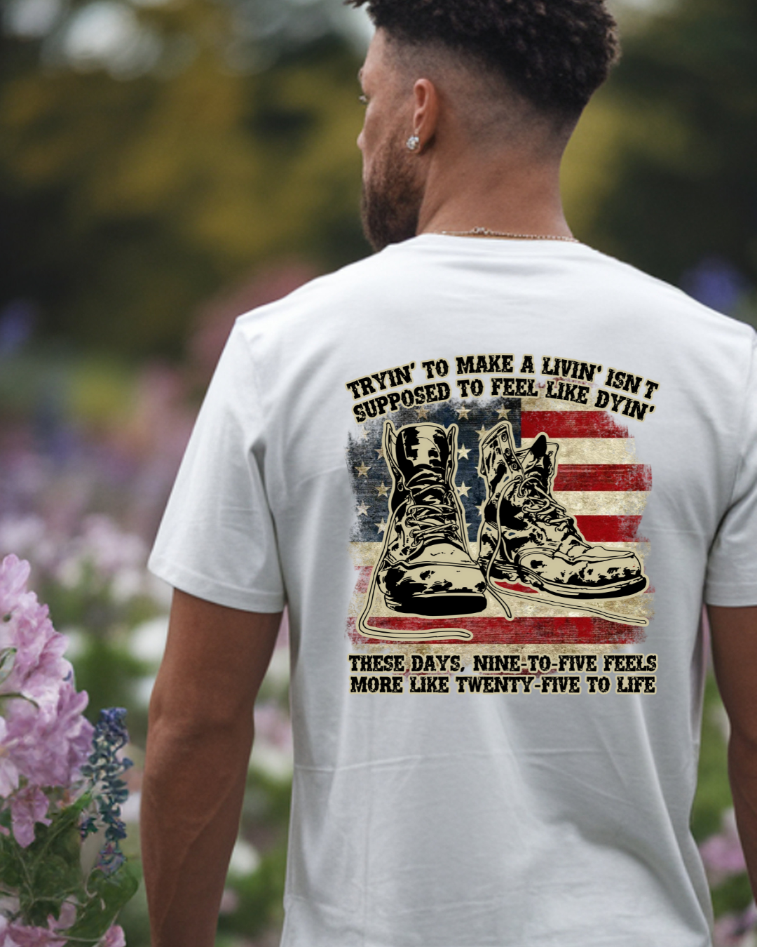 Patriotic Workin' Man T-Shirt - Designs By Dice