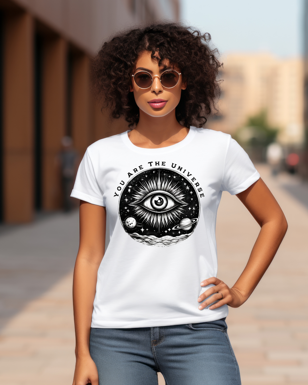 Celestial Eye T-Shirt - Unisex Graphic Tee - Designs By Dice