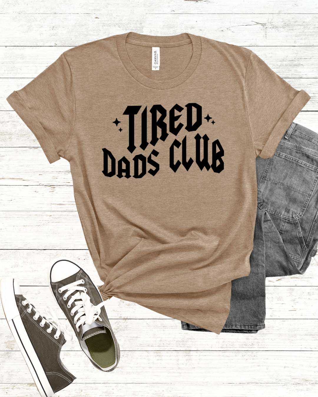 Tired Dad's Club T-Shirt - Designs By Dice