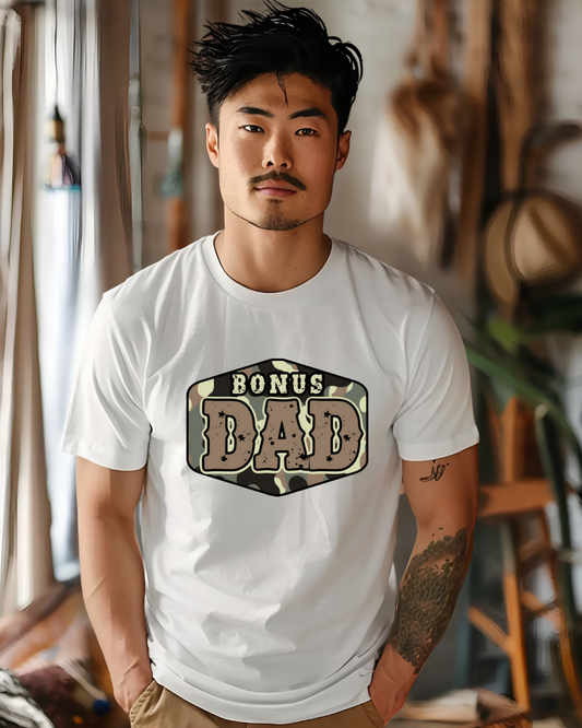 Bonus Dad Camouflage Tee
