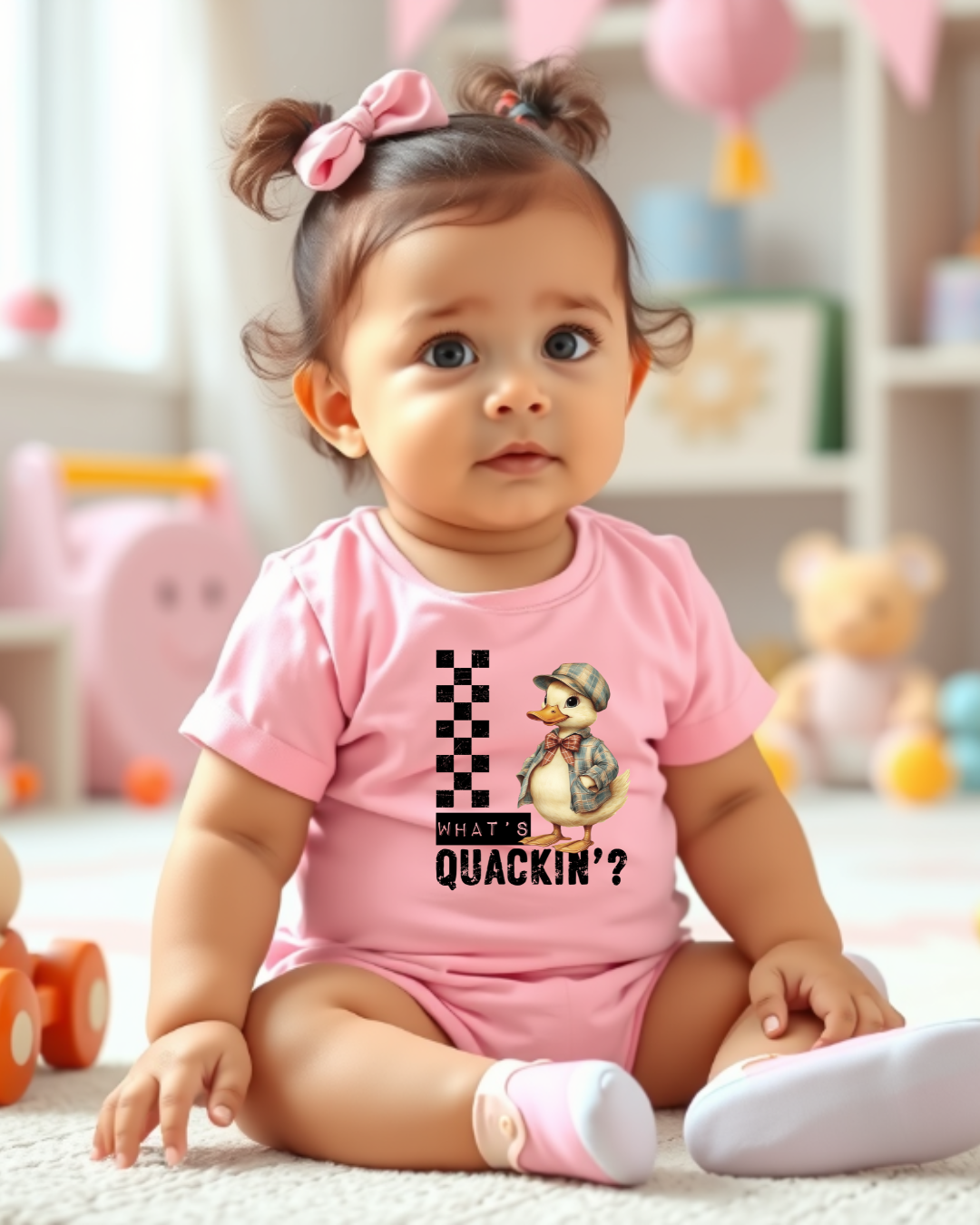 Adorable What's Quackin' Onesie - Designs By Dice