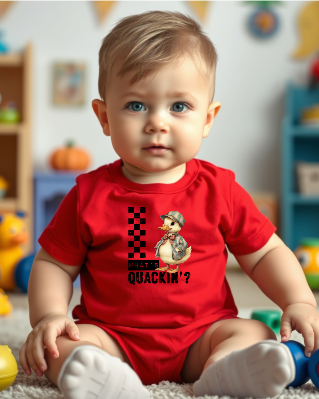 Adorable What's Quackin' Onesie - Designs By Dice