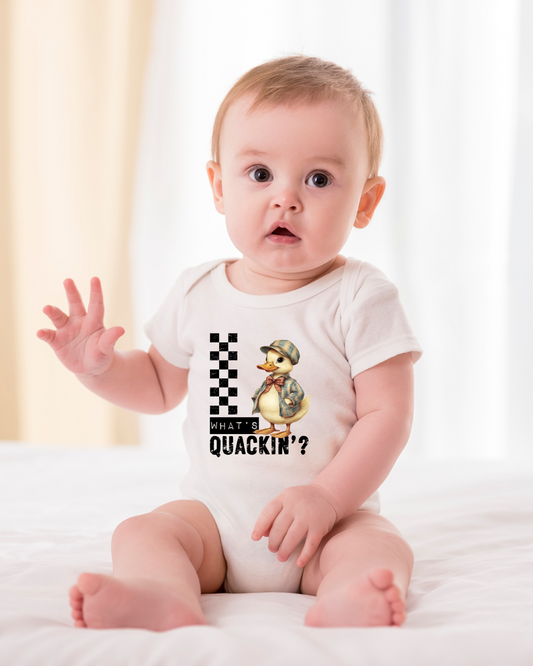 Adorable What's Quackin' Onesie