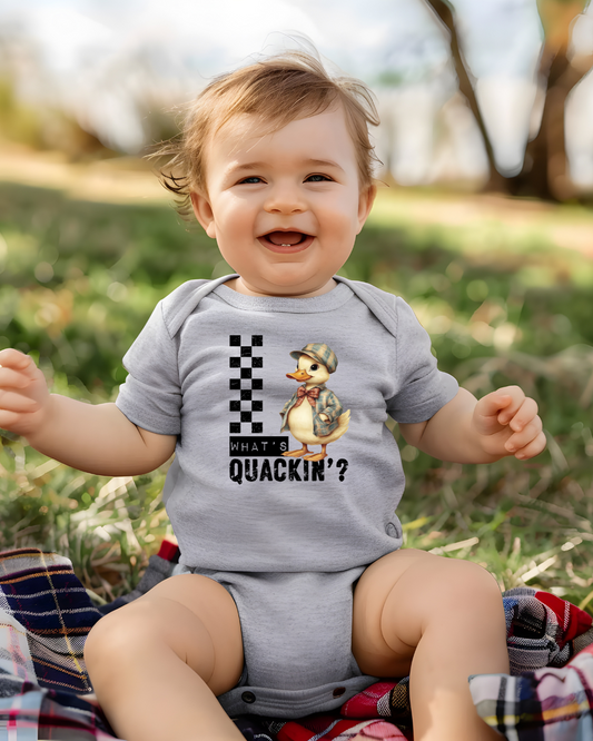 Adorable What's Quackin' Onesie - Designs By Dice