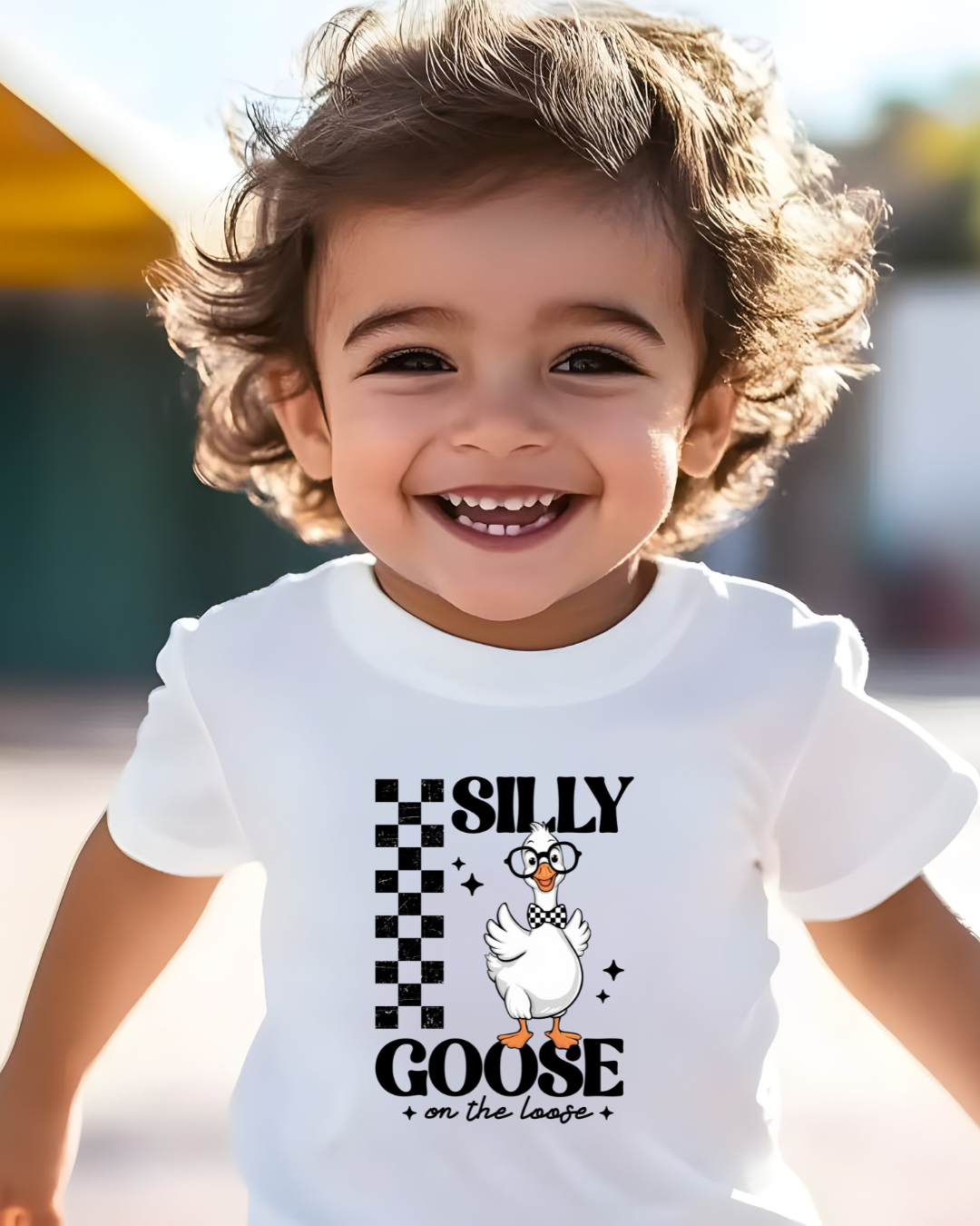 Silly Goose Casual T-shirt for Toddlers - Designs By Dice