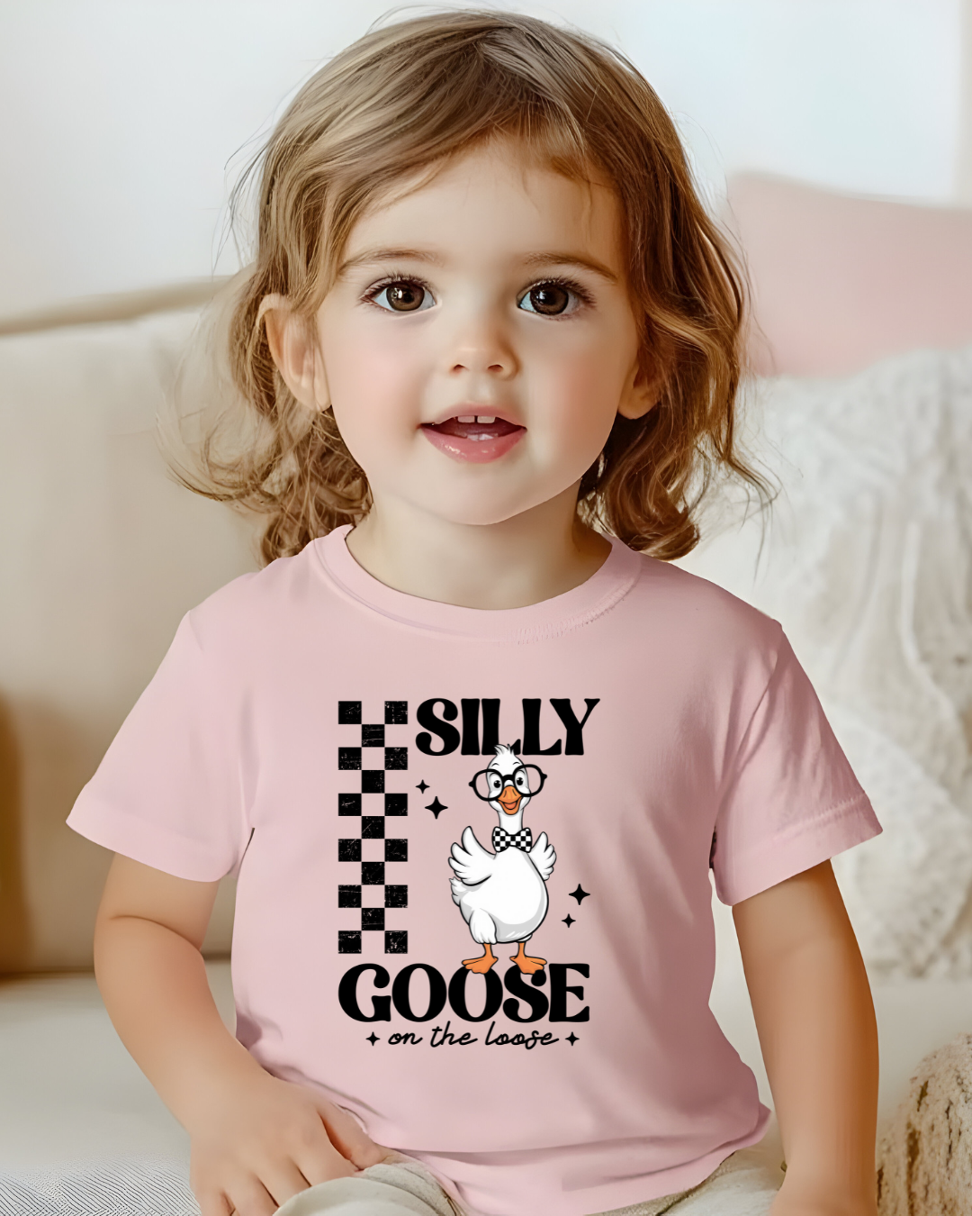 Silly Goose Casual T-shirt for Toddlers - Designs By Dice