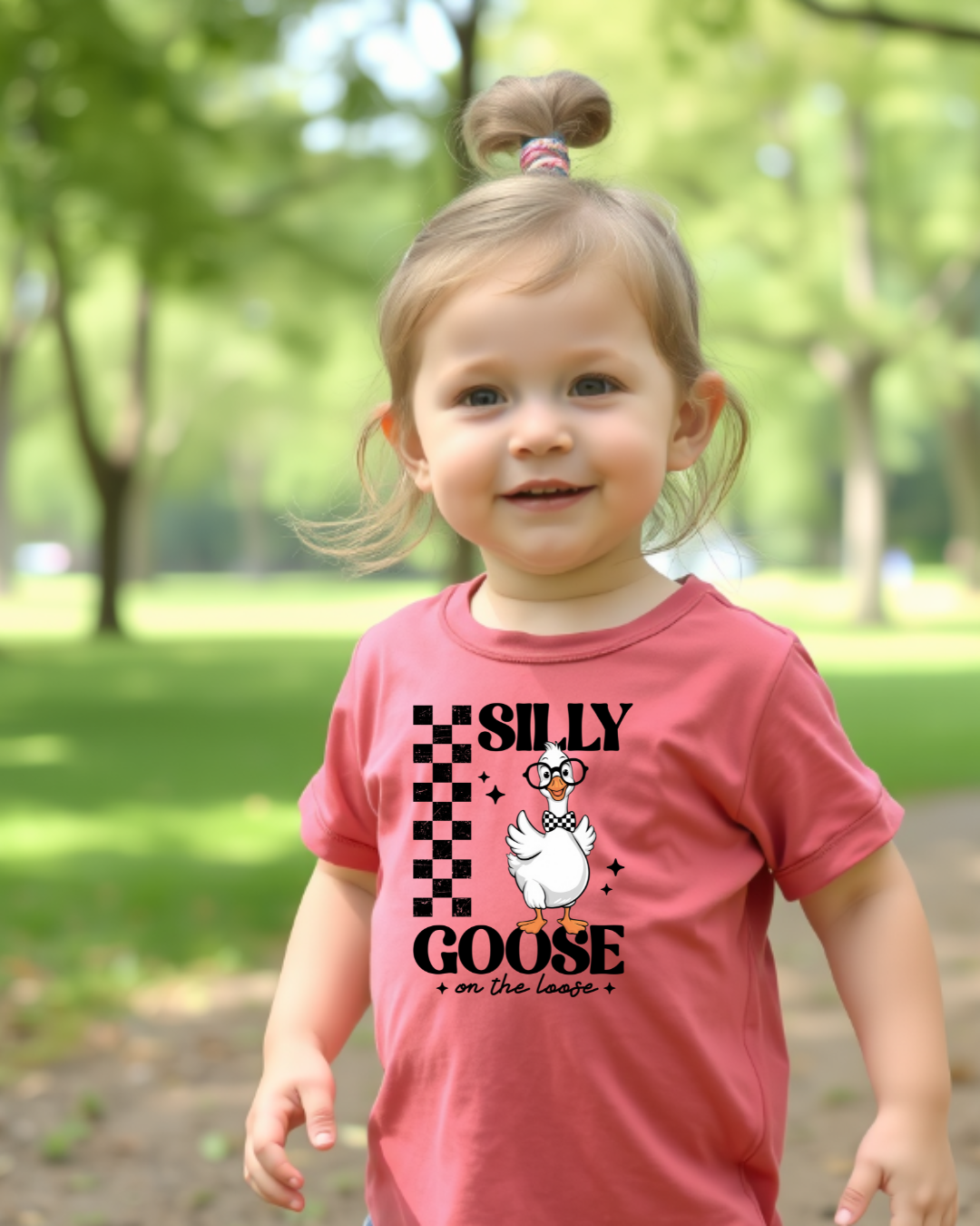 Silly Goose Casual T-shirt for Toddlers - Designs By Dice