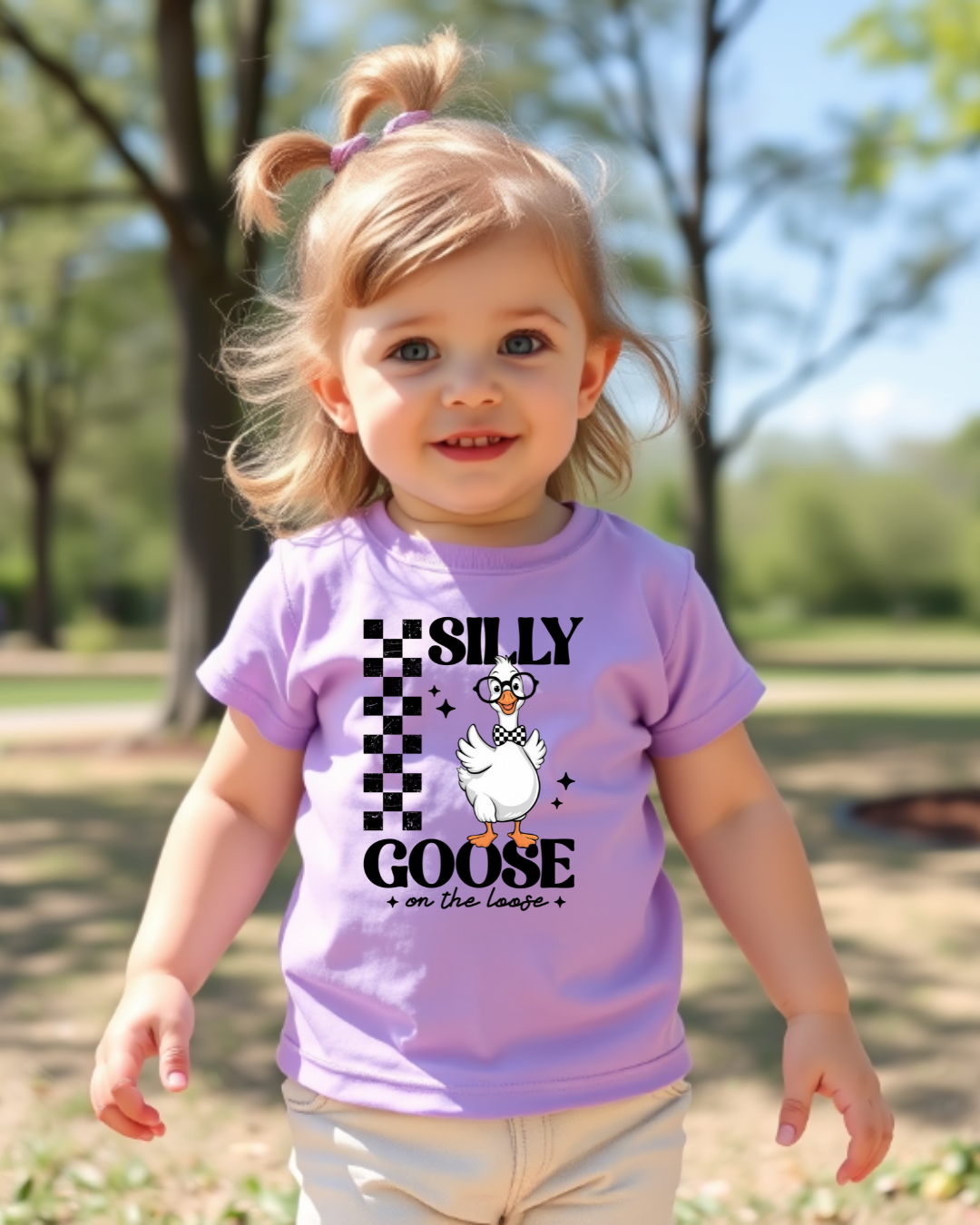 Silly Goose Casual T-shirt for Toddlers - Designs By Dice