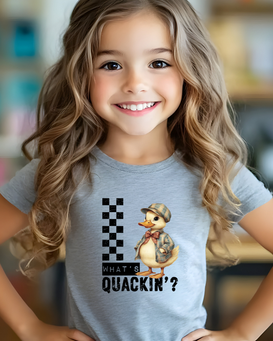 What's Quackin' Kids Tee - Designs By Dice