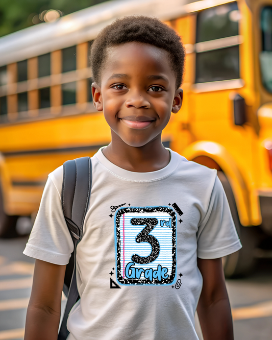 3rd Grade Kids Heavy Cotton™ Tee - Designs By Dice