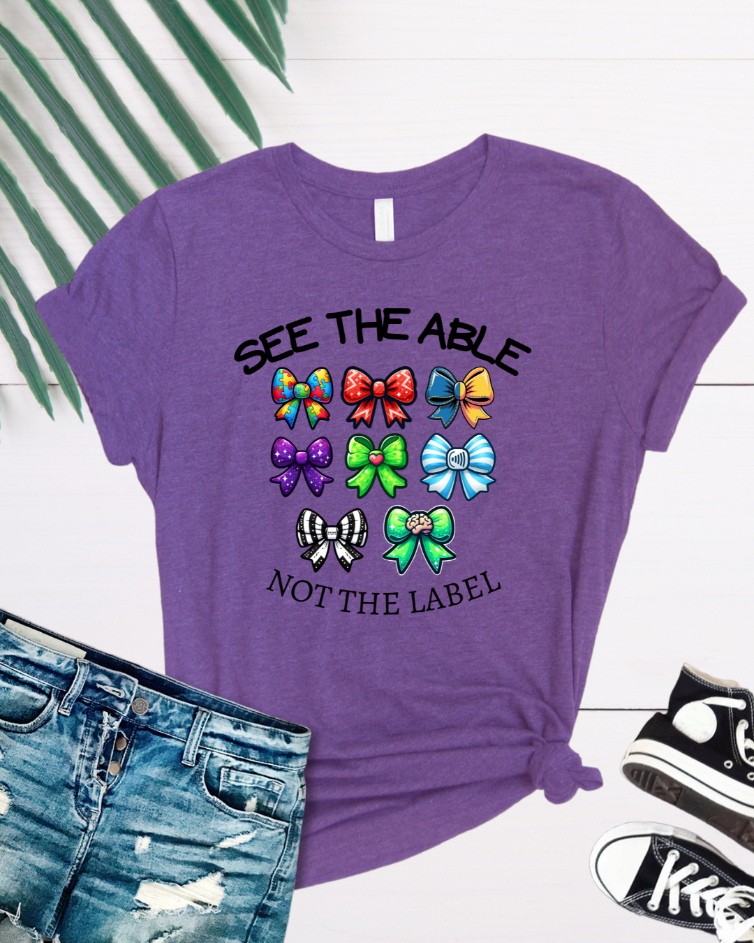 See the Able Not the Label T-Shirt – Disability Awareness Shirt | Inclusion & Neurodiversity Support Tee - Designs By Dice