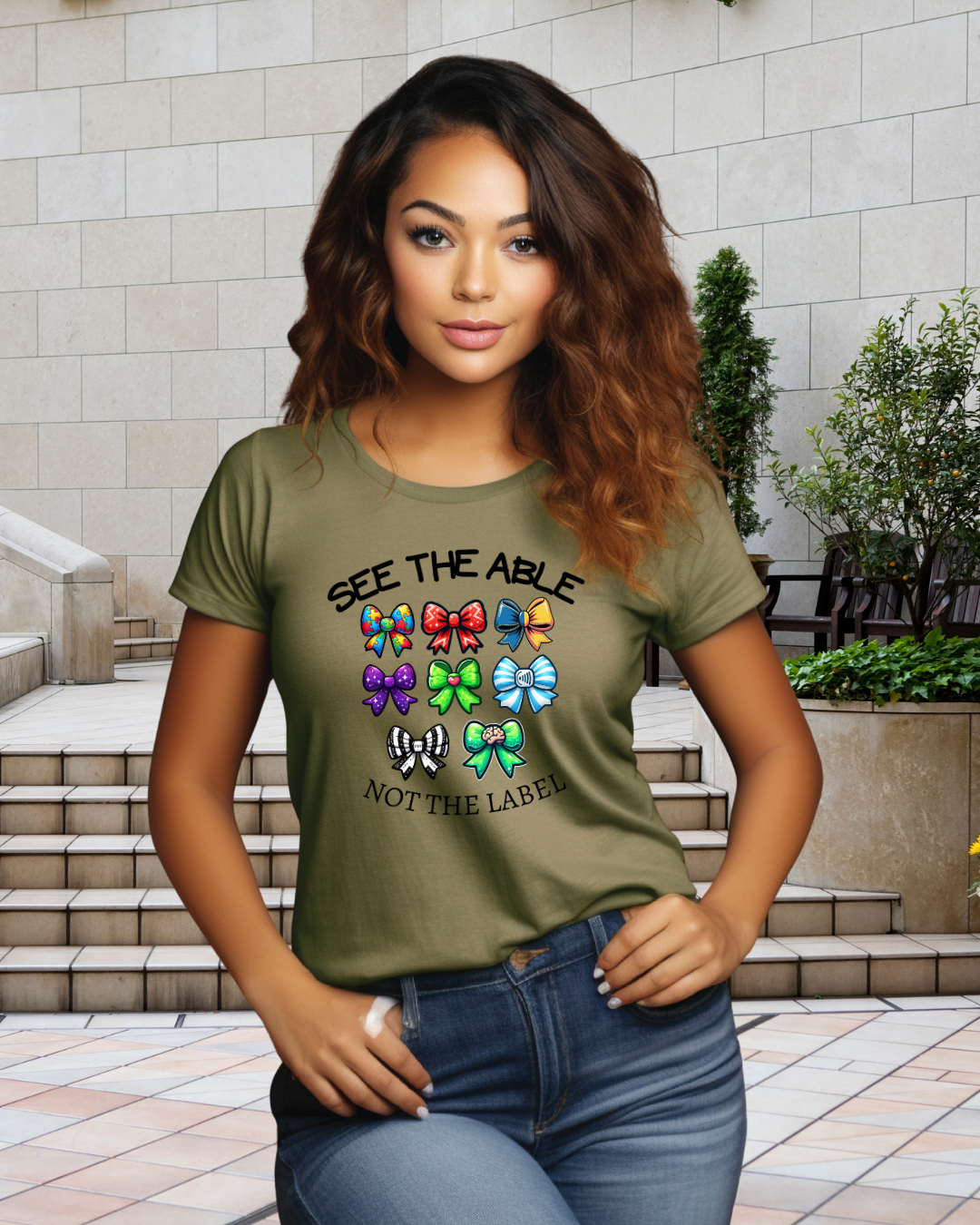 See the Able Not the Label T-Shirt – Disability Awareness Shirt | Inclusion & Neurodiversity Support Tee - Designs By Dice