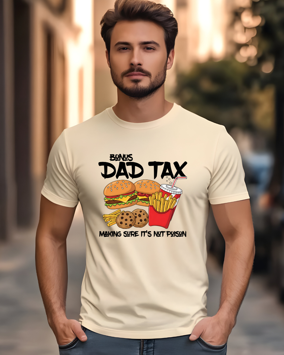 Funny Dad Tax Tee - Unisex Jersey - Designs By Dice