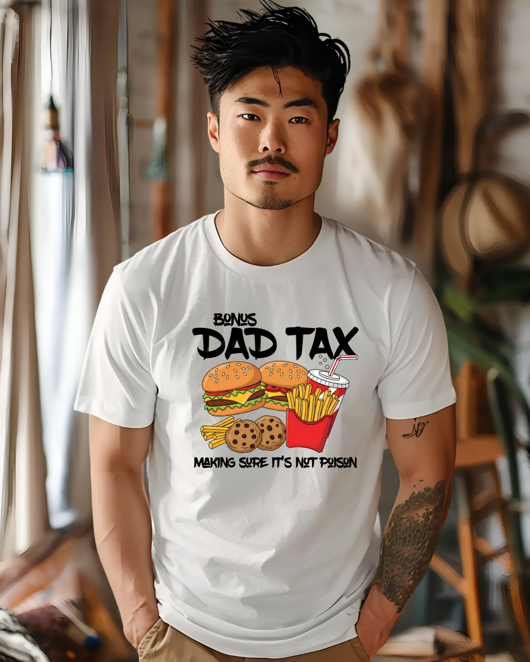 Funny Dad Tax Tee - Unisex Jersey - Designs By Dice
