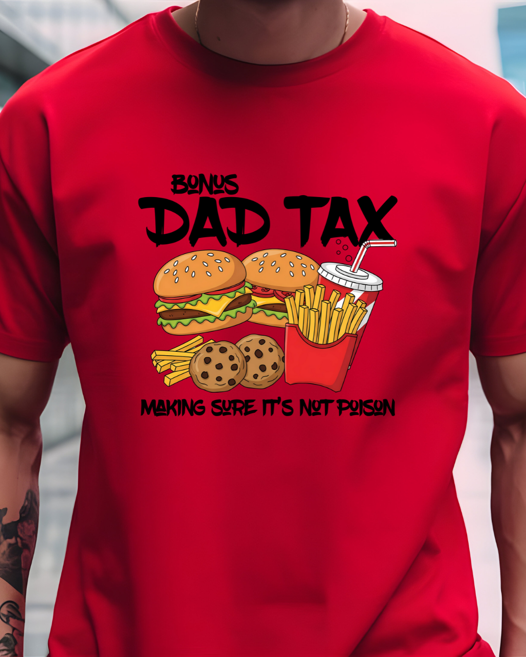 Funny Dad Tax Tee - Unisex Jersey - Designs By Dice