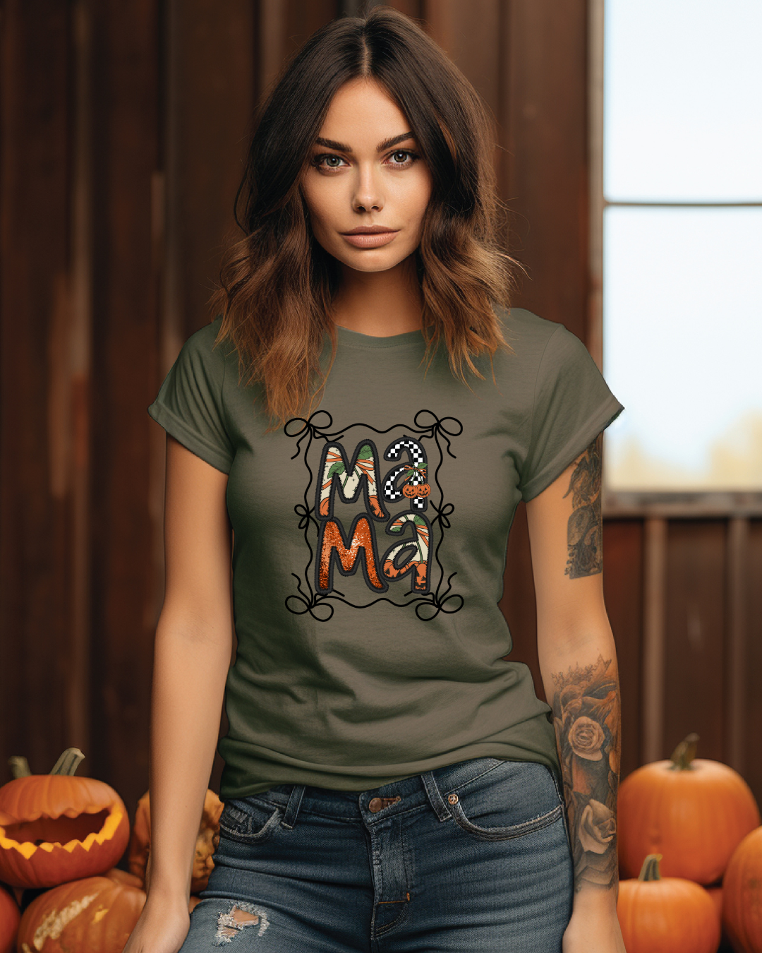 Lace Mama Halloween Tee - Designs By Dice